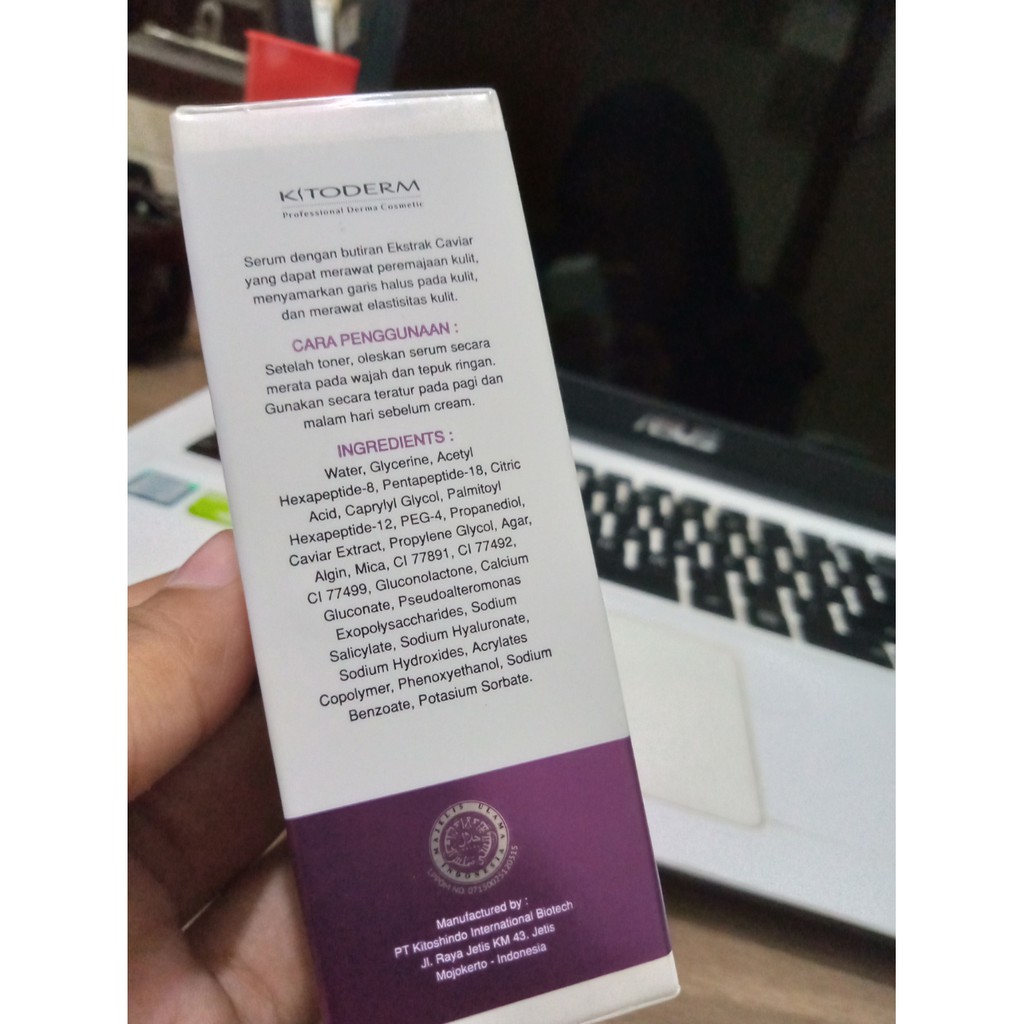 Serum anti aging / serum anti penuaan / KITODERM