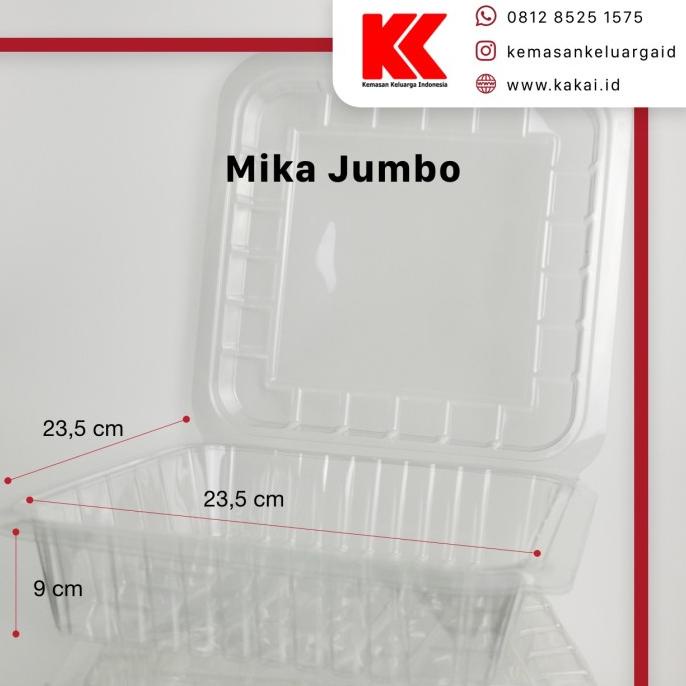 

Premium Product!!! Mika Jumbo / Mika Bolu / Kotak Hantaran @50Pcs - Paling Dicari