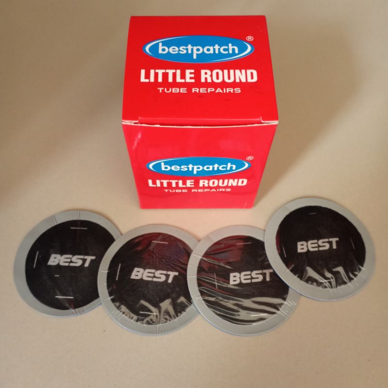 Bestpatch Little Round 53mm 1 Box isi 32pcs - Karet Tambal Ban Dalam - Best - Bestpatch