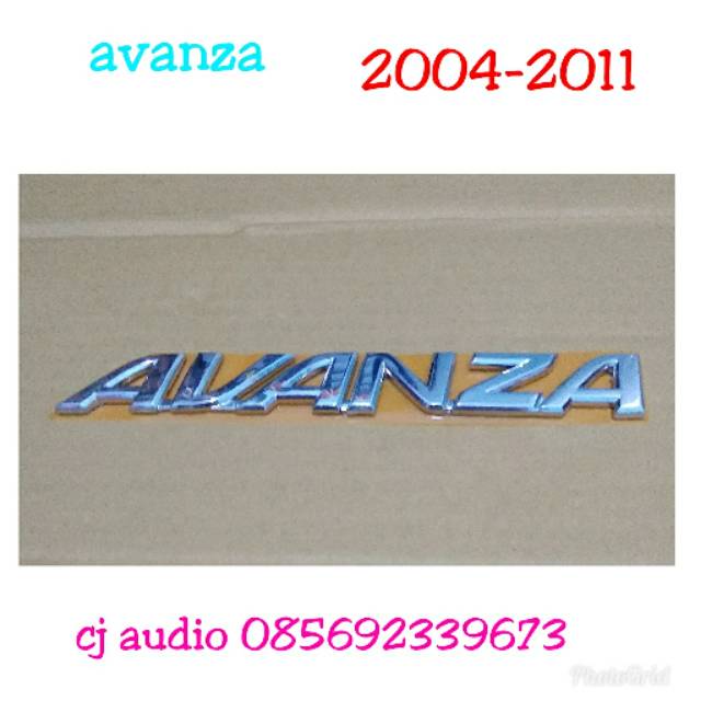 Emblem logo tulisan avanza lama 2004-2011