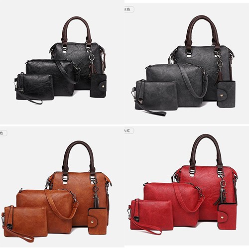 Miniblinks JT819624 BQ2445 LT1496 PROMO TAS TANGAN WANITA FASHION IMPORT PREMIUM 4 IN 1 MURAH
