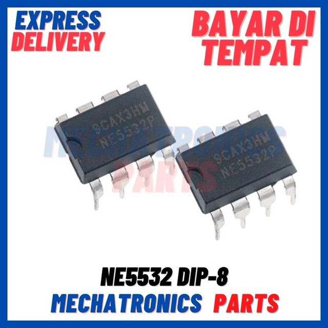 2PCS [ICS-9023] NE5532 AUDIO OP-AMP DIP-8