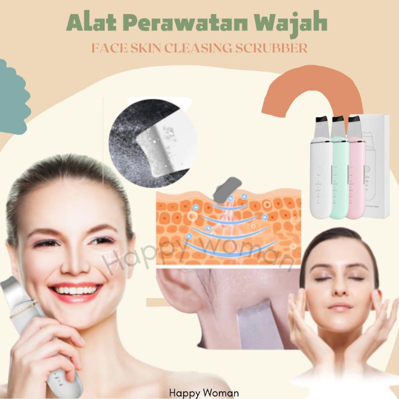 Alat Perawatan Kulit Wajah Pembersih Wajah Penghilang Komedo Jerawat Face Skin Cleansing Scrubber