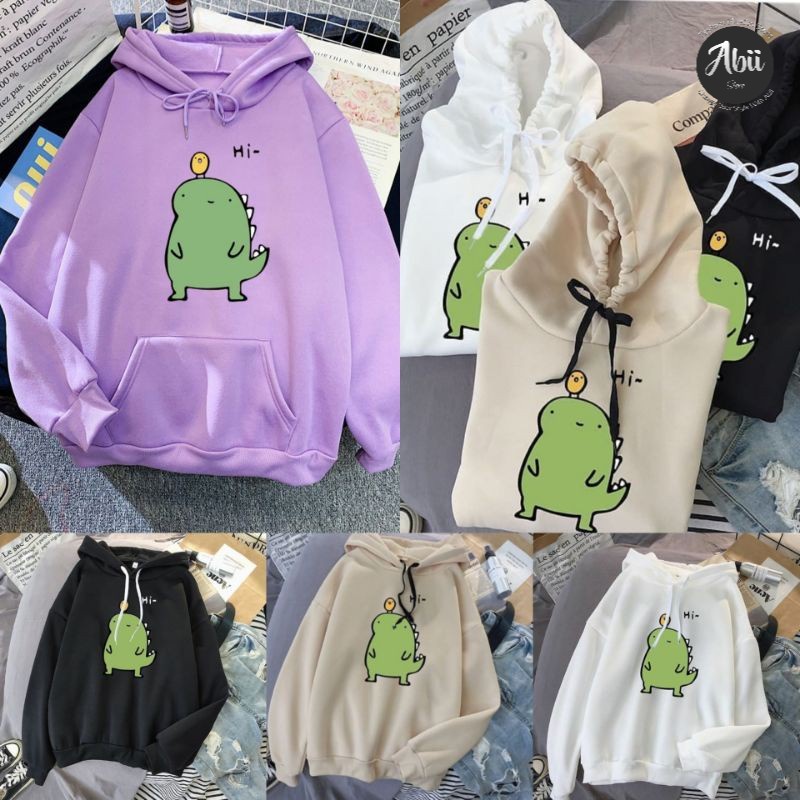 Sweater Wanita CUTE LITTLE MONSTER Switer Sweter Sweeter Suwiter Sewiter Hoodie Hodie Hudie Hudi Hoo