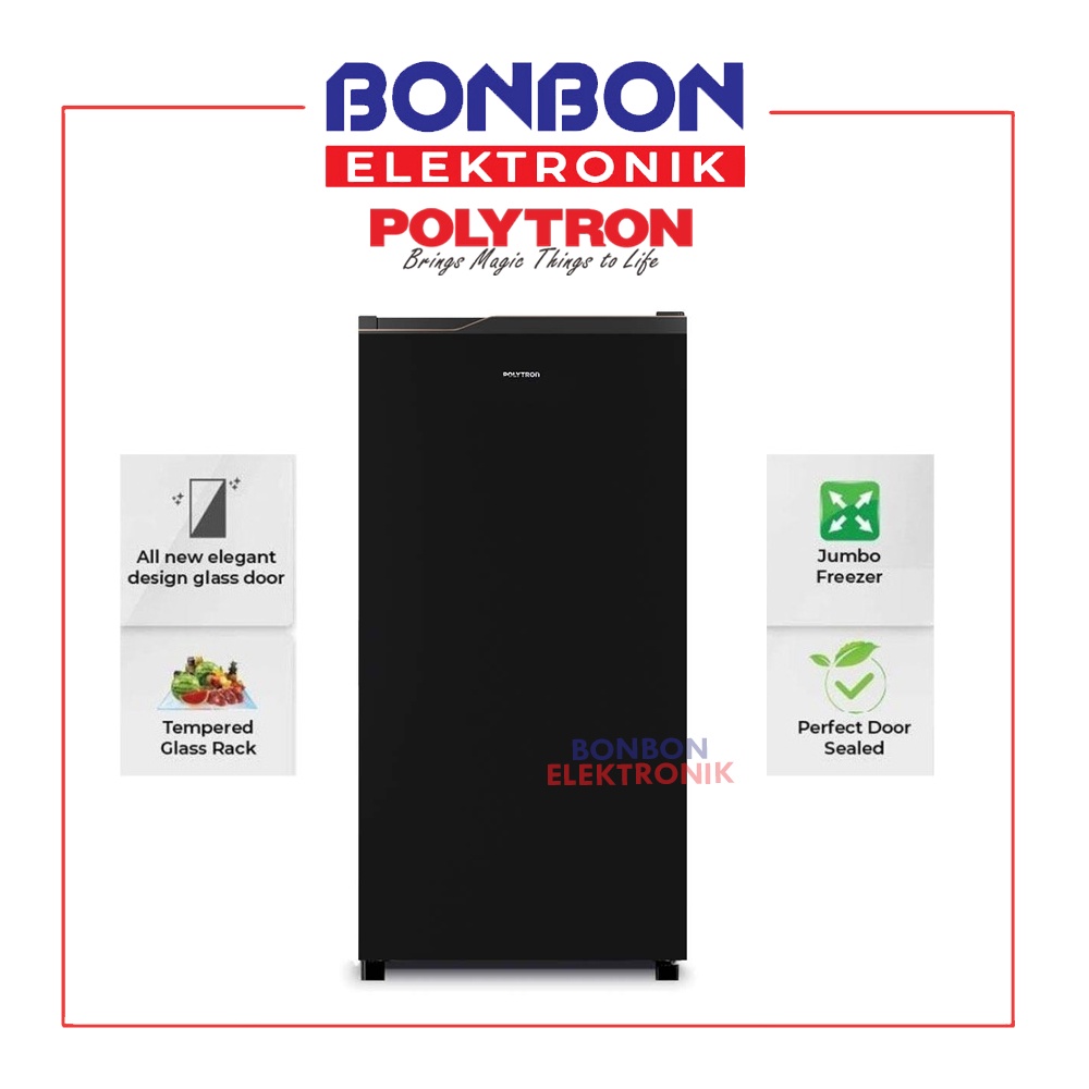 Polytron Kulkas 1 Pintu 170L PRA-17ZX / PRA 17 ZX / PRA17ZX 170 liter