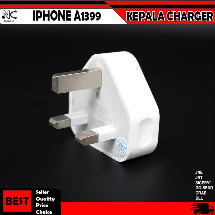 Adapter Charger Iphone Kaki 3 - 5W A1399 Apple Batok Kepala Charger Powerr