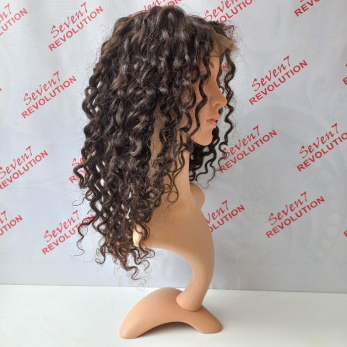 l8rgn3xng7 - Wig Rambut Asli/ Wig Human Hair Curly Natural (16DC)