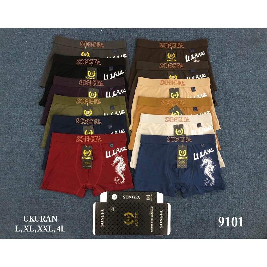 BEE - Celana Dalam Boxer Premium Kolor Pria Dalaman Anak Dewasa Jumbo Big Size L XL XXL XXXL