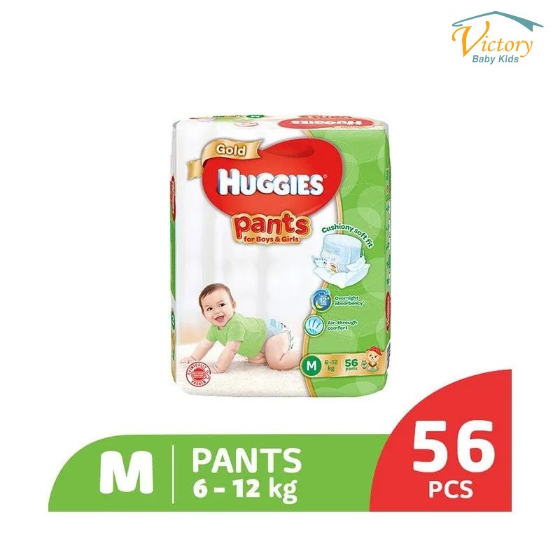 Huggies Gold Pants M-56 | Popok Baby