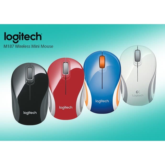 LOGITECH WIRELESS MOUSE M187 ORIGINAL 100% / MOUSE WIRELESS M 187