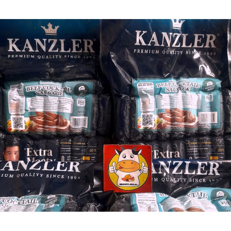 

KANZLER BEEF COCKTAIL SAUSAGE 250GR - BRONTZ JOGJA