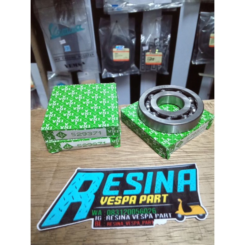 laher bearing kruk as vespa bagian kiri super sprint vbb px ps merk ina high quality