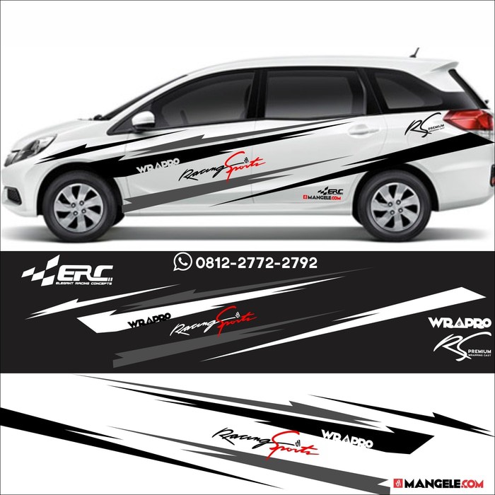 Cutting Sticker Erc Stiker Mobil Striping New Rush Terios Xpander