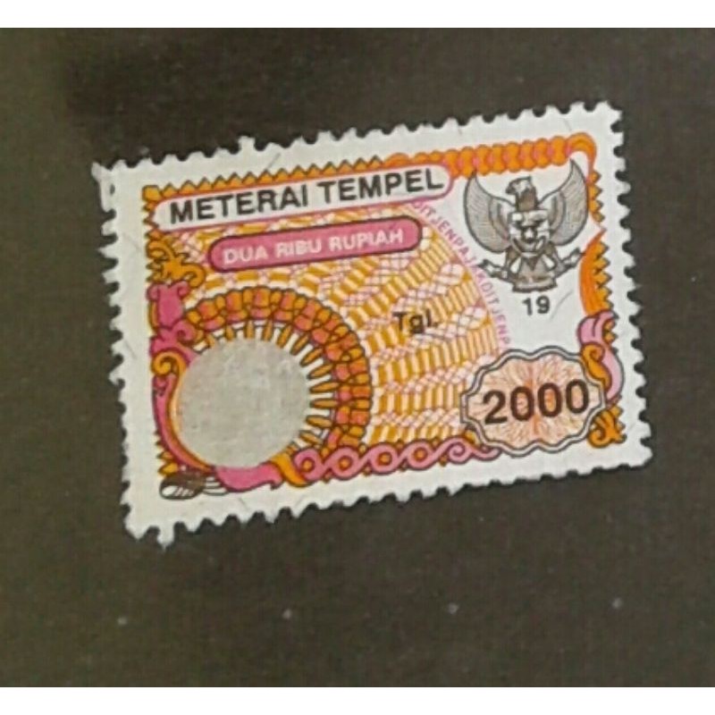 

Materai dan kwitansi tahun 1998.199.2005