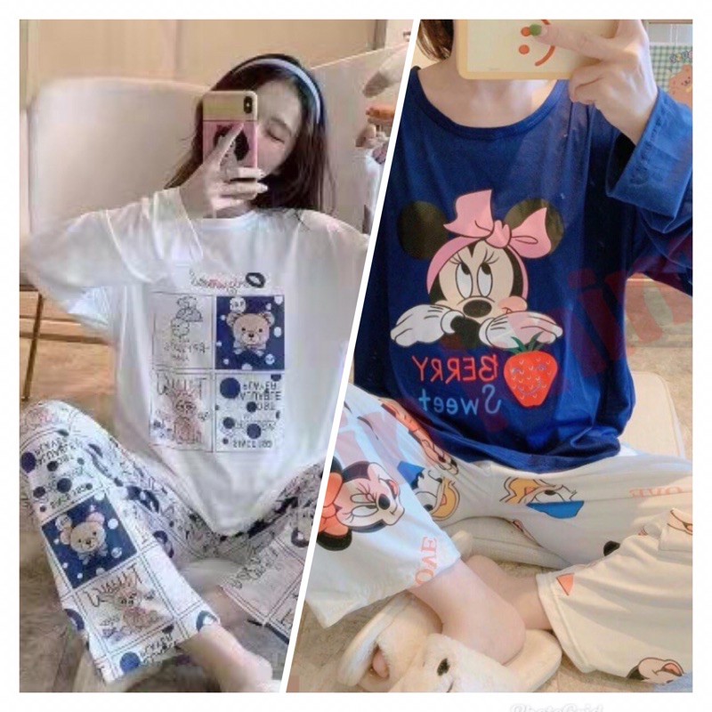 Piyama PP Import/ Baju tidur Mickey Mouse XXL JUMBO