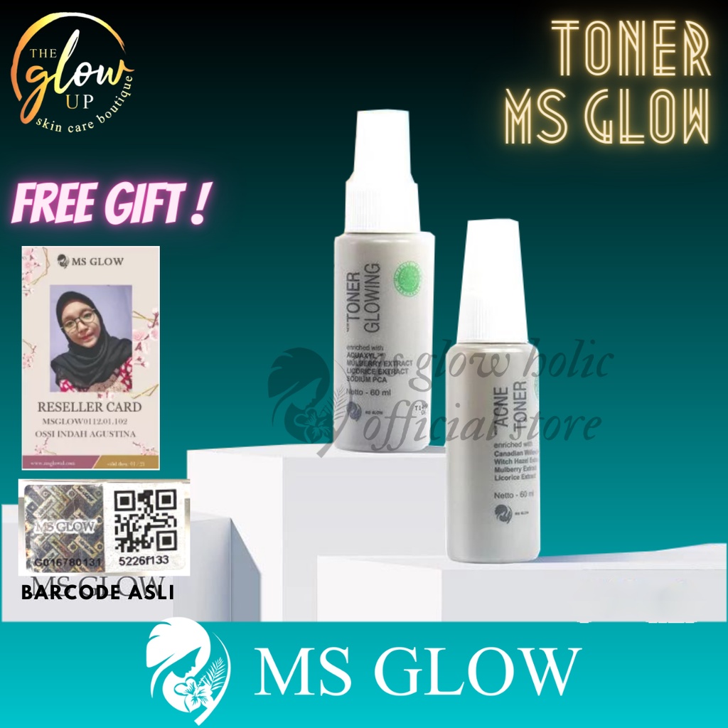 toner ms glow / toner acne glowing ms glow msglow ori