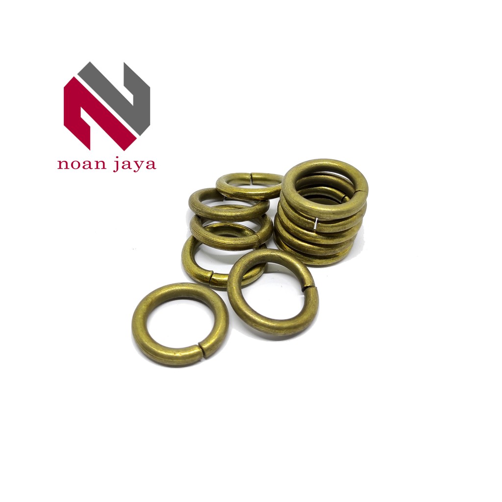 RING BULAT TAS TEBAL 4 MM UKURAN 2.0 CM PER 1 PCS ANTIKGOLD RO 20 ATG