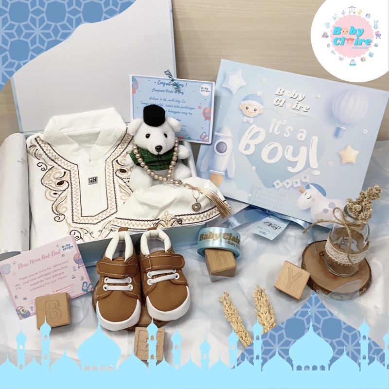 Hampers baby boy baju baju koko, gamis & hijab baby girl, kado lahiran bayi,hampers baby boy,hampers baby girl,kado aqiqah,parcel bayi, hampers lebaran, ulang tahun anak-Coklat panjang spatu