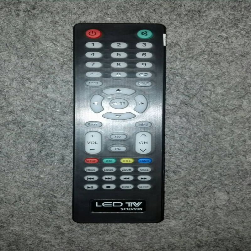 REMOT/REMOTE TV LCD/LED CINA AOYAMA SPQV59N ORI/ORIGINAL Free Bubble