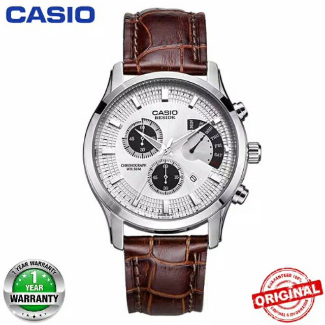 Jam Tangan Pria 【Ready Stock】Casio BESIDE BEM-501L-7A Mens Watch Men Business Watches