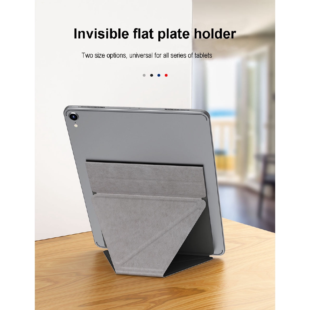 Stand Holder Tablet Pc Portable Ultra Tipis Invisible Bisa Dilipat Untuk Mobil