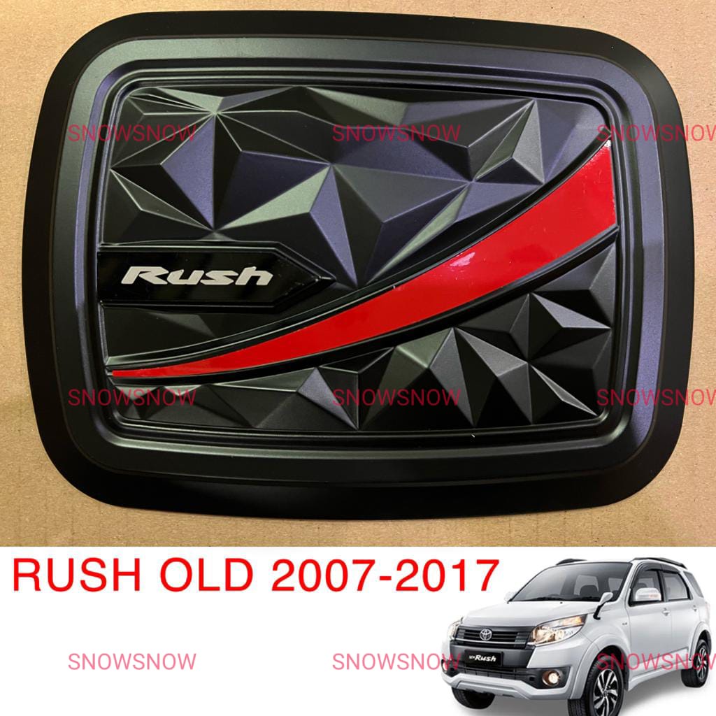 Tank Cover Rush Terios Lama 2007 2010 2012 2015 2017 Hitam  Merah