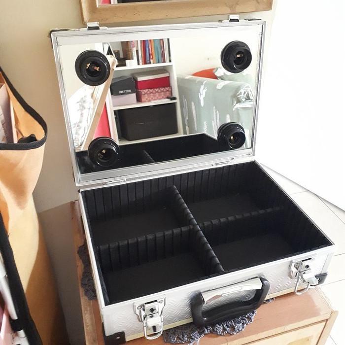 Bag Kos | Mini Beauty Case 4 Lampu Ready Stock Termurah