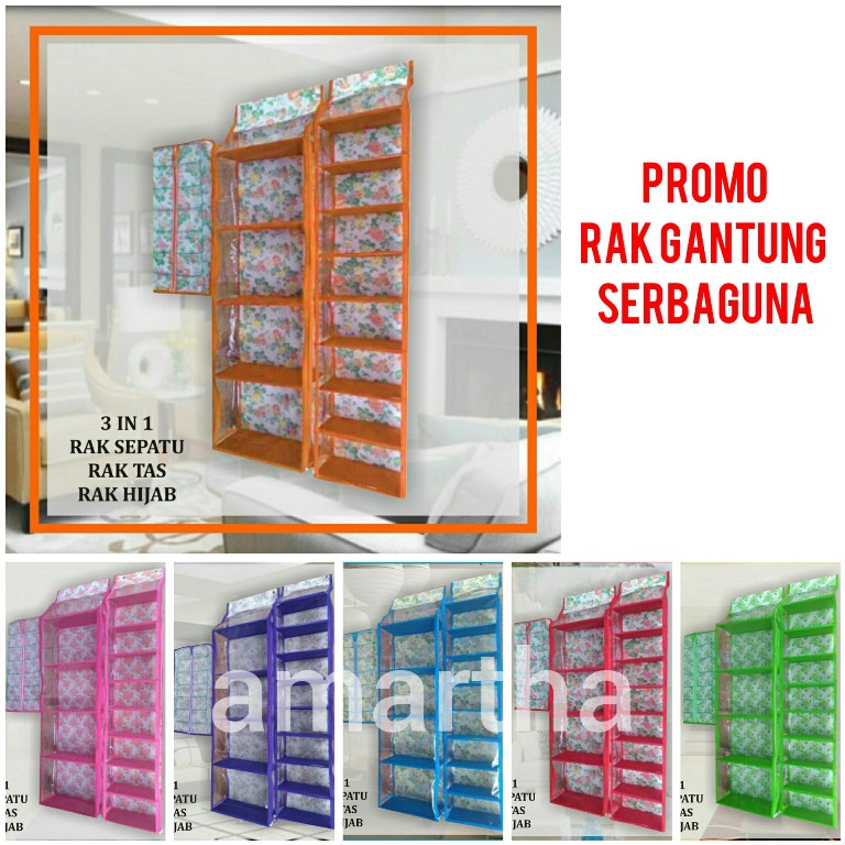 Diskon Bisa Bayar Ditempat 3 In 1 Rak Gantung Hbo Hso Hjo Pke Sleting Semua 87Z0WNFowjx51