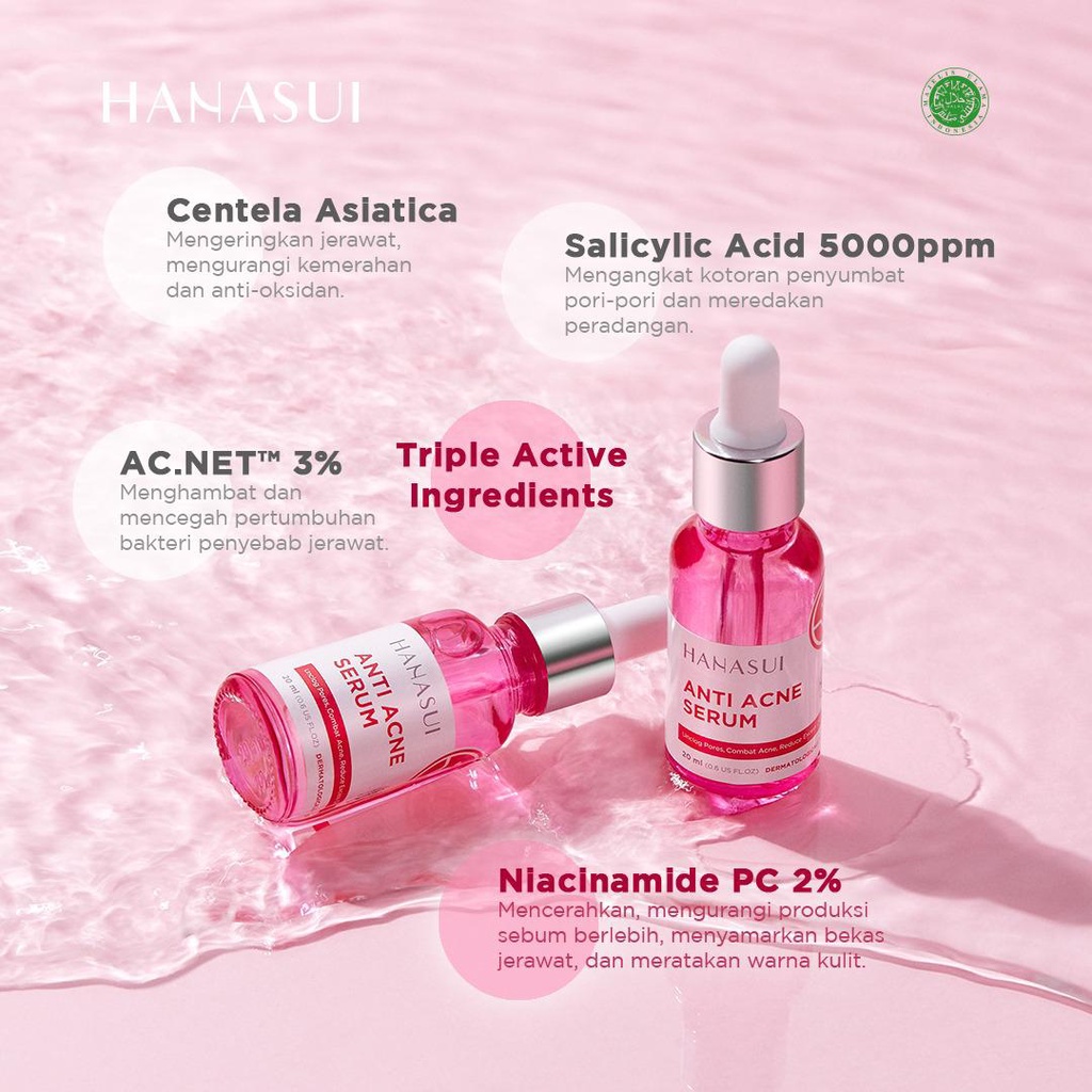 ✨ AKU MURAH ✨[HANASUI] Serum Anti Acne Hanasui by Jaya Mandiri / Original 100%