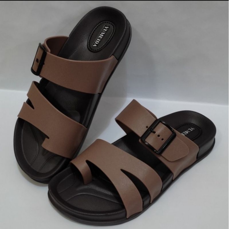 Sandal Pria Jepit Jempol S38-43 Yumeida Gesper Sendal Karet