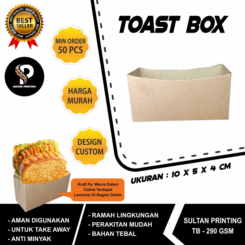 TOAST BOX S KRAFT (COKLAT)