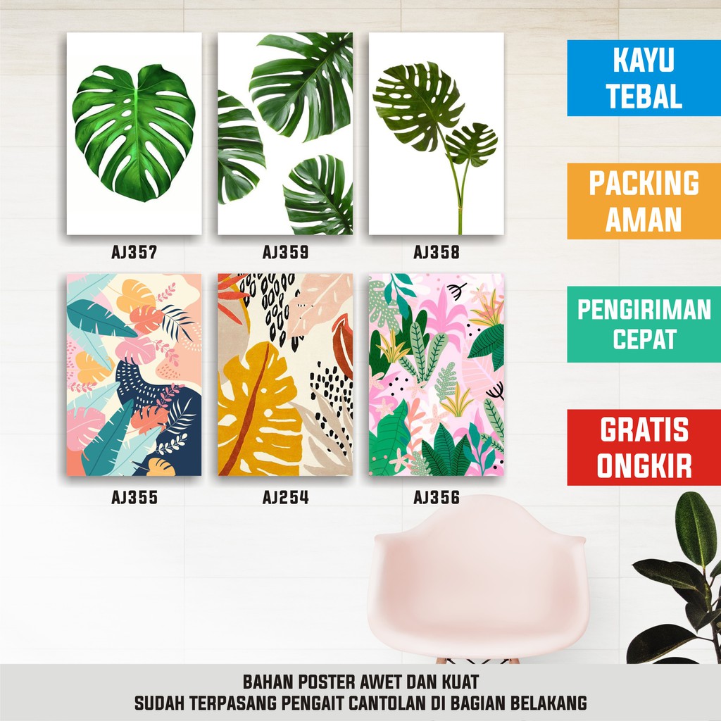 Jual POSTER KAYU HIASAN DINDING DEKORASI KAMAR WALL DECOR HIASAN