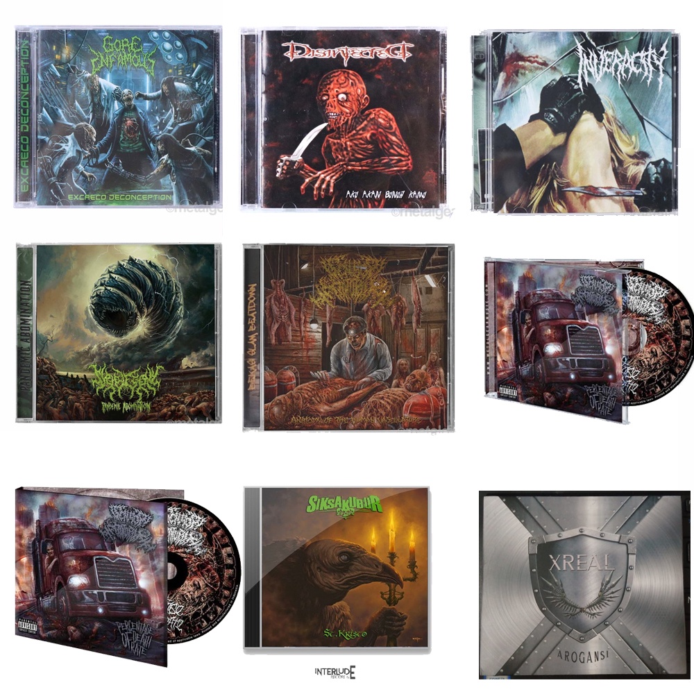 CD - DISINFECTED x XREAL x SIKSAKUBUR x INVERACITY x SYPHILECTOMY x SENSOR MOTORIK x GORE INFAMOUS