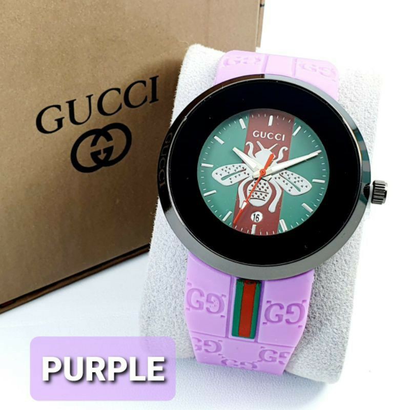 Jam Tangan Analog Pria Gucci RG1052B Ultimate Premium Carbon Rubber