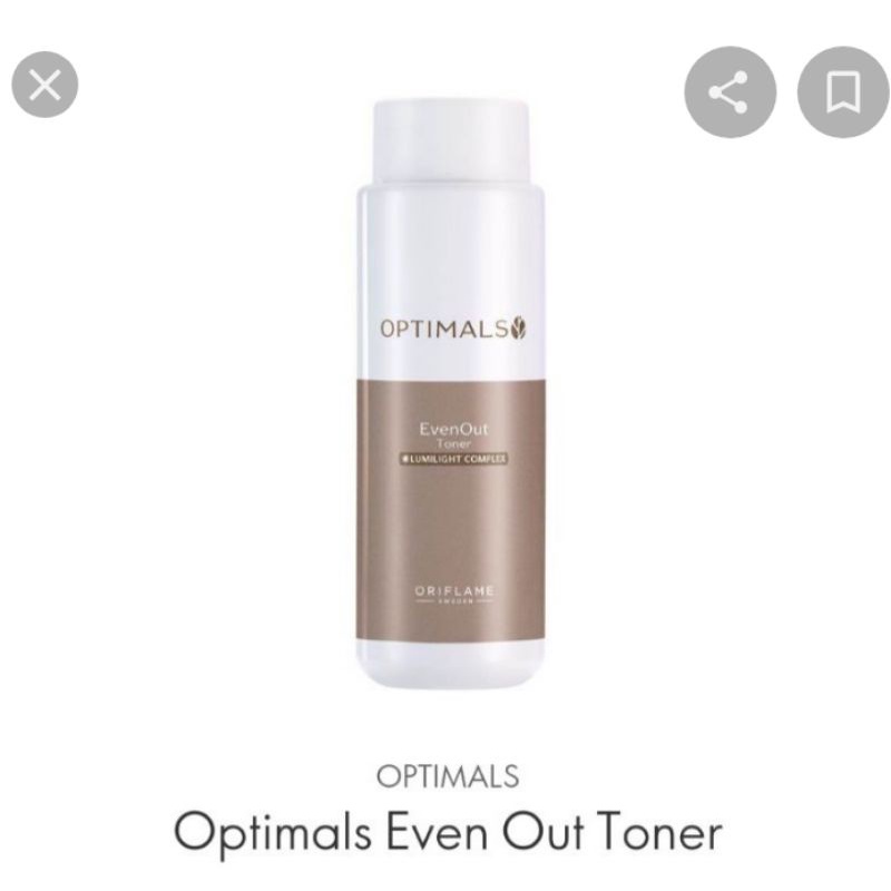 Optimals Even Out TONER Oriflame