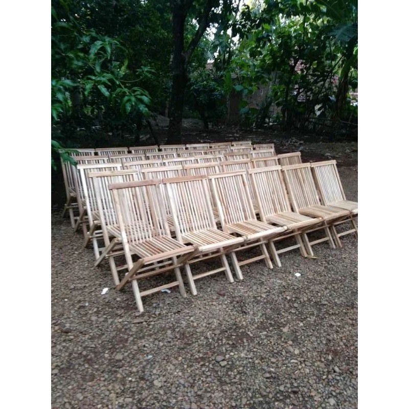 Kursi Lipat Jati Murah, Kursi Kayu Jepara, Kursi Pantai, Kursi Santai