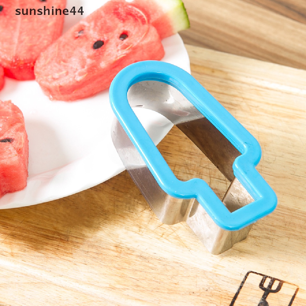 Sunshine Alat Pemotong Semangka / Buah Bentuk Pohon Bahan Stainless Steel