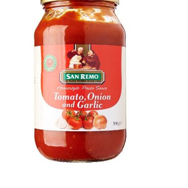 

VH5♢ San Remo Pasta Sauce Tomato Onion & Garlic 500gr Terlaku