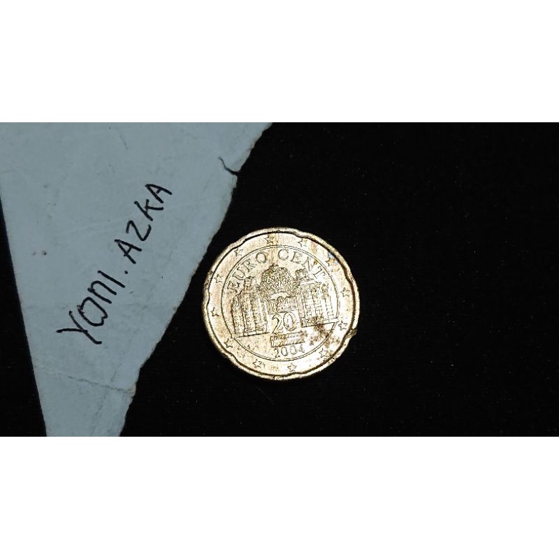 koin 20 cent#sen euro 2004 sesuai foto