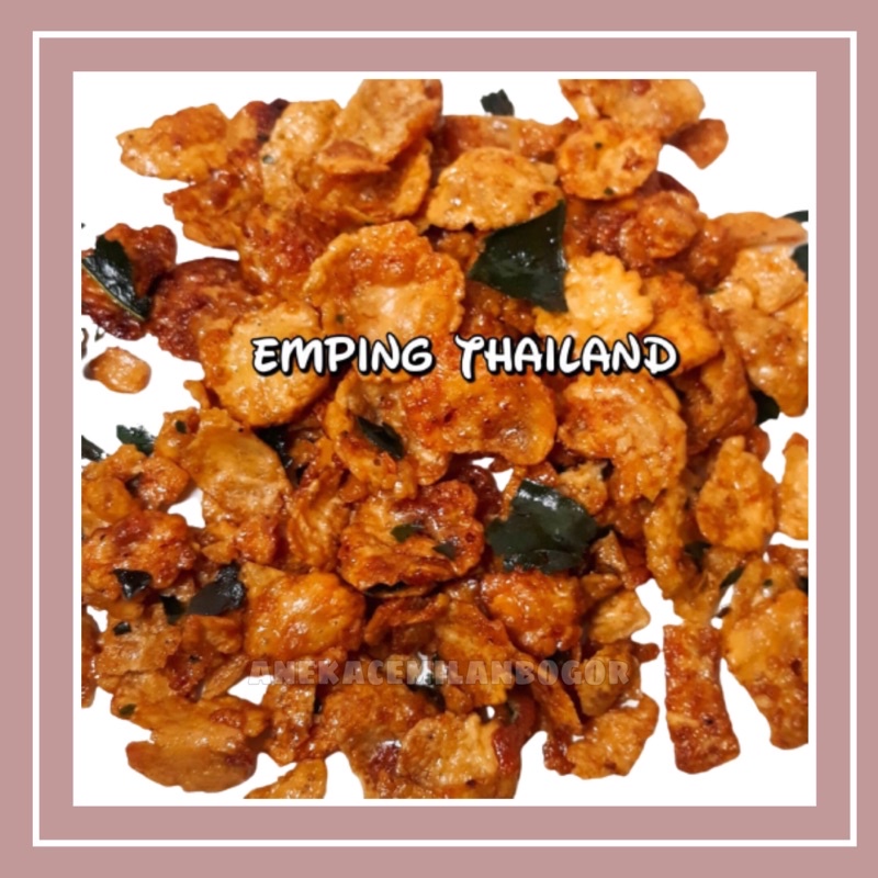 

Emping Thailand 500 Gr / Emping Daun Jeruk Pedas Manis / Snack Kiloan