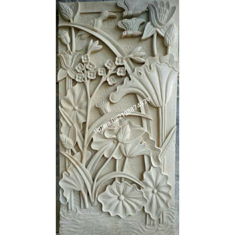relief batu alam