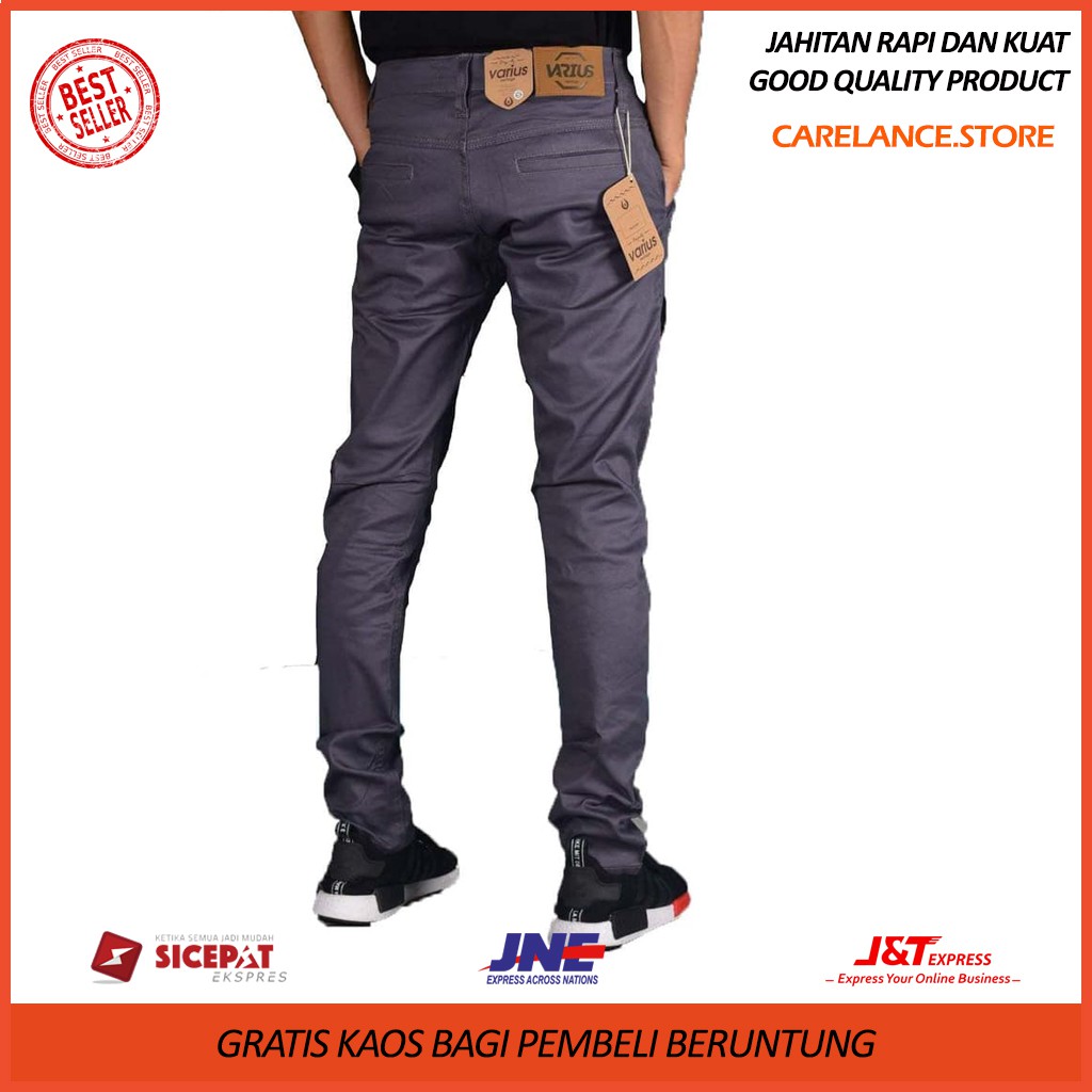  Celana  Chino  Premium Bandung  ANZ Grey ABu C2E6 Recomended 