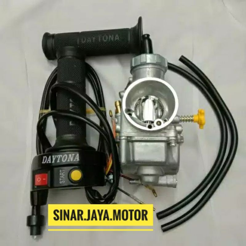 PAKET KARBULATOR PE GAS SPONTAN DAYTONA BESI / KARBU PE 28 PE 26 PE 24