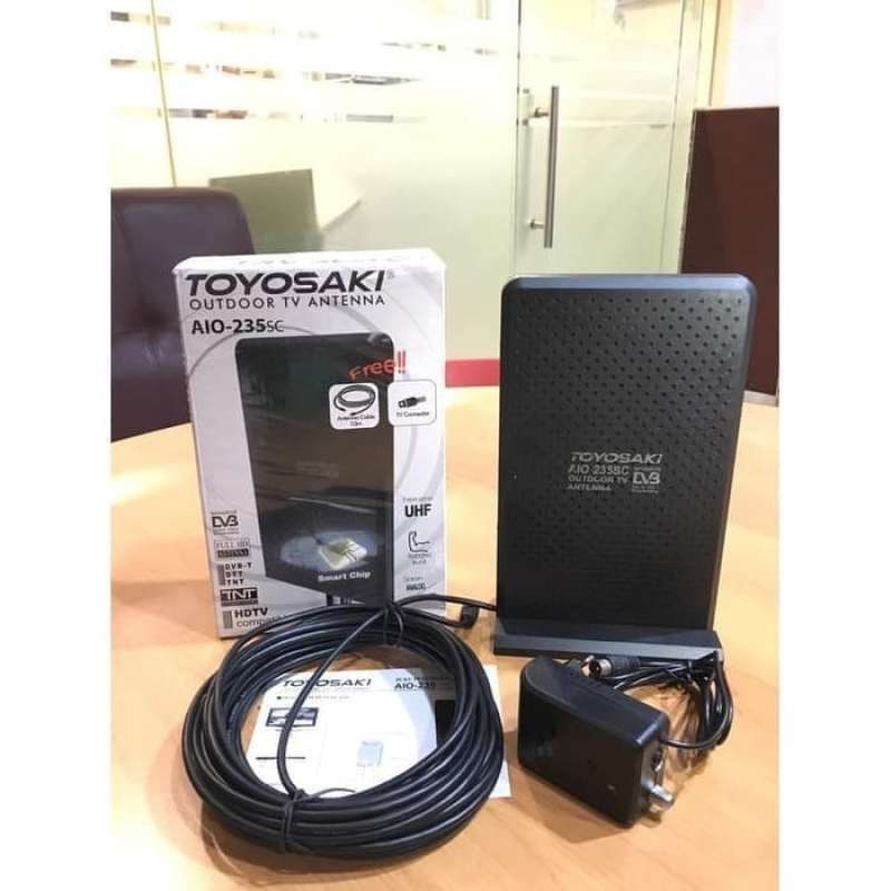 ANTENA TV DIGITAL TOYOSAKI AIO 235 ANTENA TV INDOOR/OUTDOOR + BOOSTER