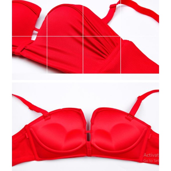 BV.ID BR439 BRA BH WANITA MODEL TANPA KAWAT DENGAN BAHAN HALUS HIASAN RENDA SEXY COD