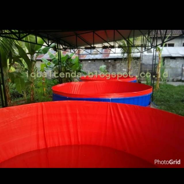 Kolam terpal bulat diameter 2. T 1. 2