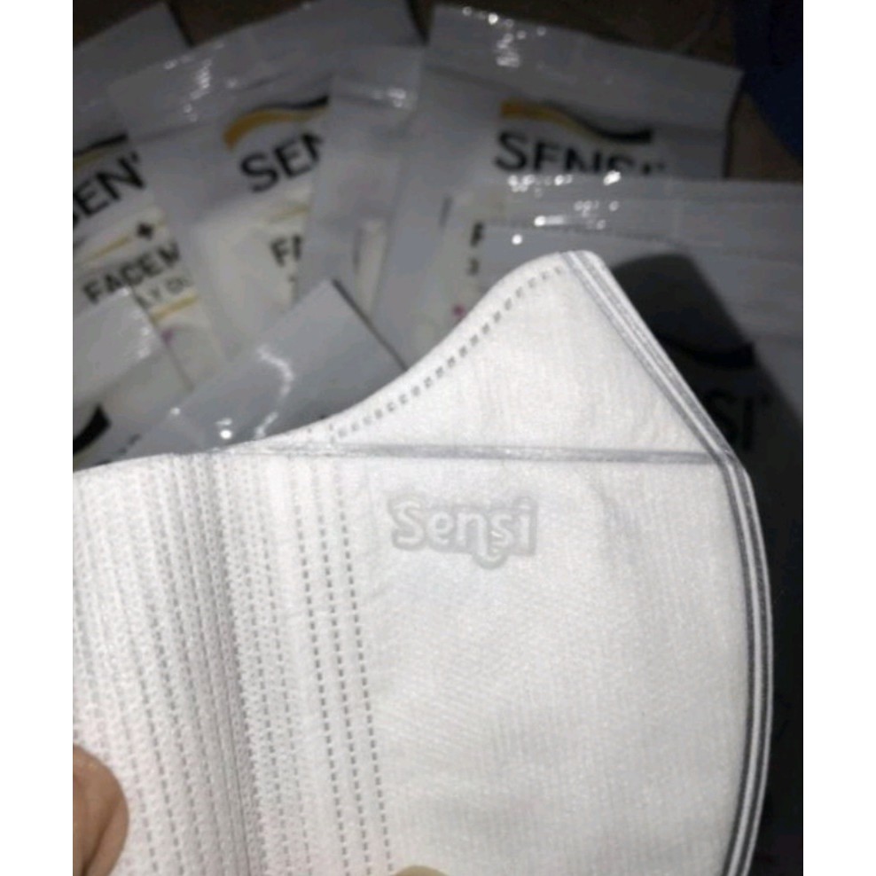 Masker Sensi Duckbill isi 3 pcs Original (ada Emboss)