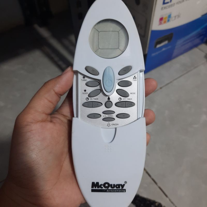 REMOTE REMOT AC MC QUAY OVAL ORIGINAL ASLI