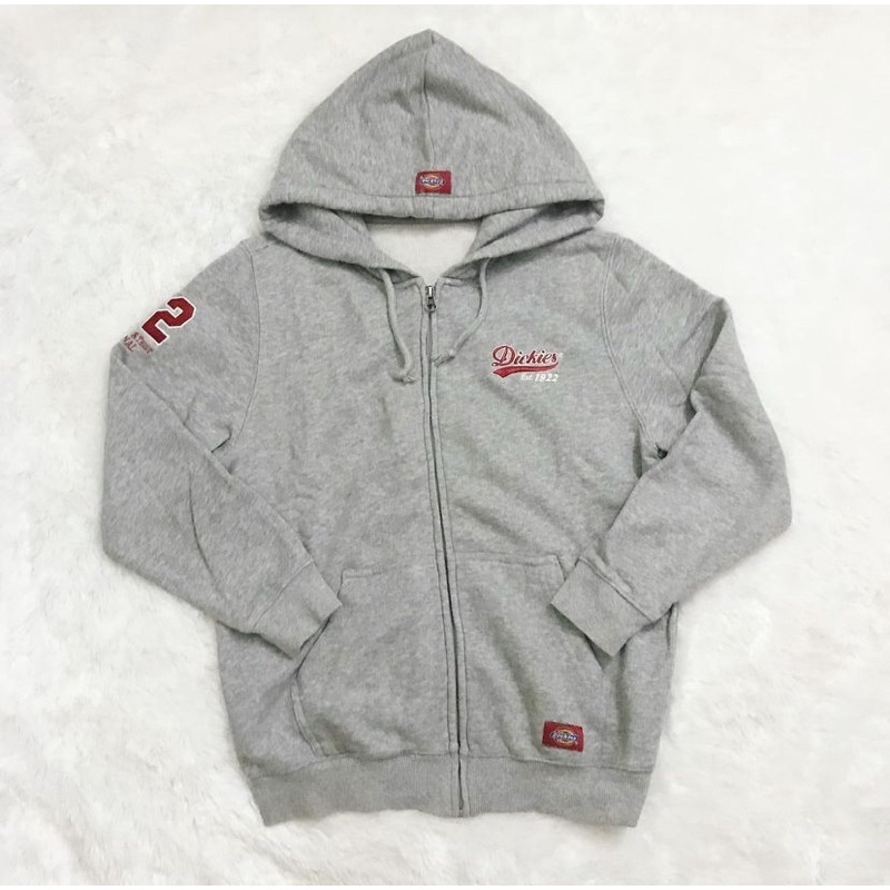 DICKIES EST.1922 GREY ZIP HOODIE