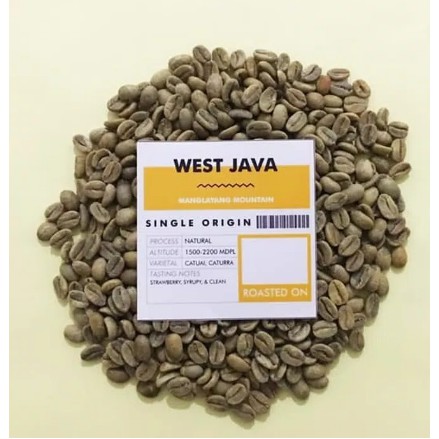 

Biji Kopi / Greanbean Arabica Natural Process - 1kg